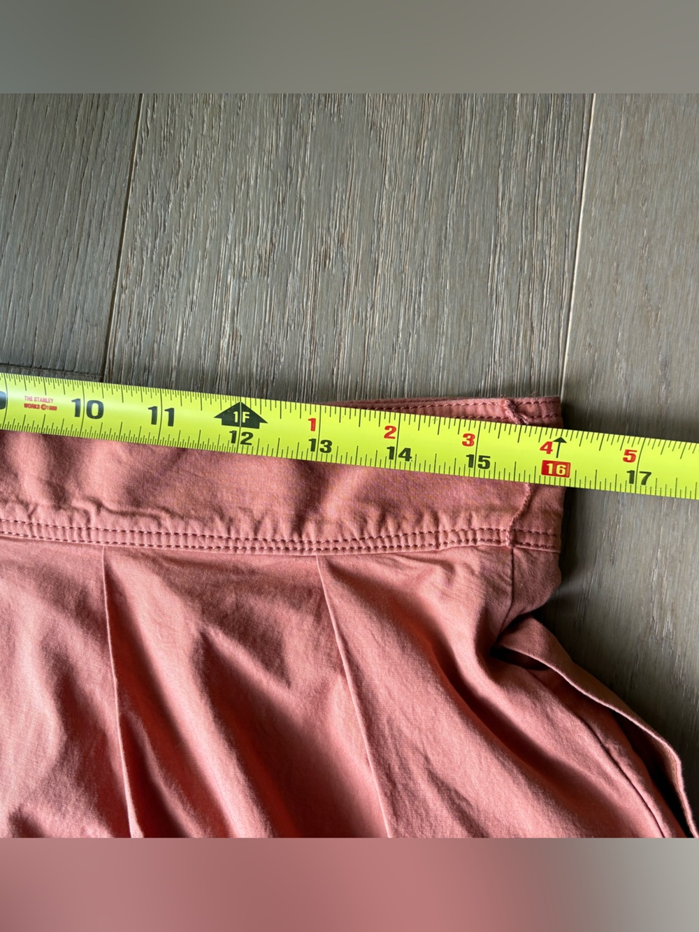 Ann Taylor Rust Midi Skirt with Waist Tie - Picture 4 of 6